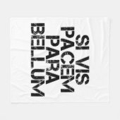 Couverture Polaire Si Vis Pacem Para Bellum (Devant (Horizontal))