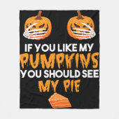Couverture Polaire Si Vous Aimez Mes Citrouilles, Vous Devriez Voir M (Devant)