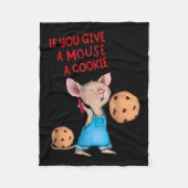 Couverture Polaire Si Vous Donnez Une Souris Un Cookie (Devant)