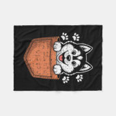 Couverture Polaire Siberian Husky In Your Front Cket (Devant (Horizontal))