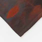 Couverture Polaire Sibérie Husky en automne Feuilles automne Inspire (Coin)