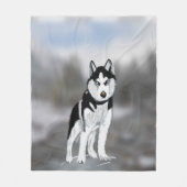 Couverture Polaire Sibérien Husky (Devant)