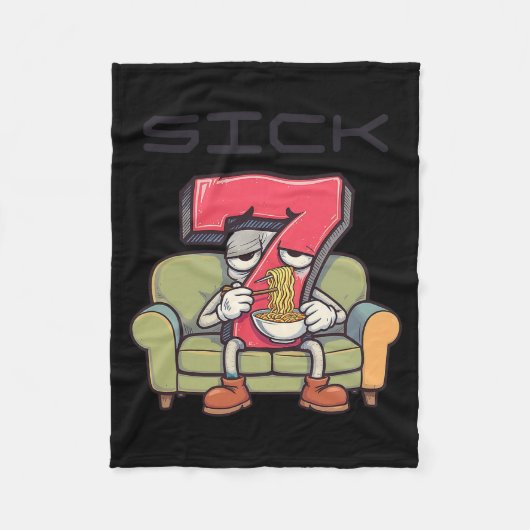 Couverture Polaire Sick Seven 67 Mème Six Sept  (Devant)