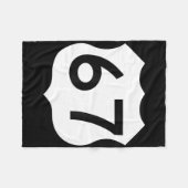 Couverture Polaire Sick Seven Meme Tee Six Seven  (Devant (Horizontal))