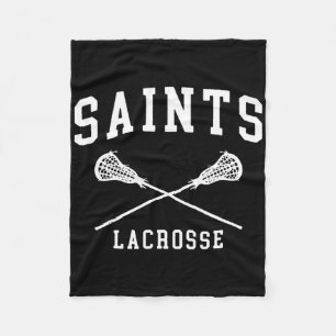 Couverture Polaire Siena College Saints Lacrosse Throwback Retro Cros