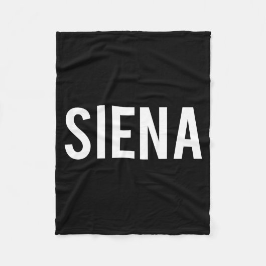 Couverture Polaire Siena - Cool New Funny Name Fan Gift Tee  (Devant)