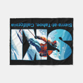 Couverture Polaire Sierra-at-tahoe Cool Ski Vacances Ski Extérieur S (Devant (Horizontal))