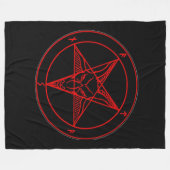 Couverture Polaire SIGIL de BAPHOMET (Devant (Horizontal))