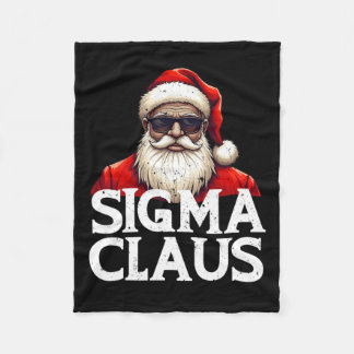 Couverture Polaire Sigma Claus Père Noël Funny Noël Rizz Le Rizzler