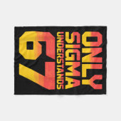 Couverture Polaire Sigma Understands 67 Alpha Slang Gen 67th Number 6 (Devant (Horizontal))