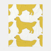 Couverture Polaire Silence de Golden Retriever (Devant)