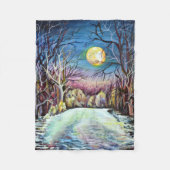 Couverture Polaire Silent Night Winter (Devant)
