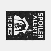 Couverture Polaire Siler Alert He Dies, Funny Christmas, Nativity Sce (Devant (Horizontal))