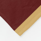 Couverture Polaire Silhouette | Bourgogne de mâle de cerfs communs (Coin)