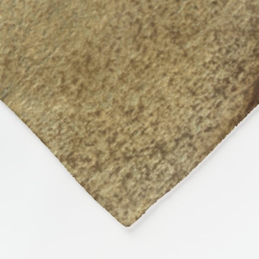 Couverture Polaire Silhouette d'arbre sur l'arrière - plan en bronze (Coin)