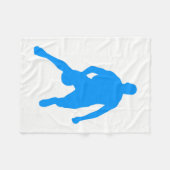 Couverture Polaire Silhouette de basket (Devant (Horizontal))