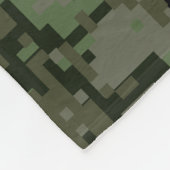 Couverture Polaire Silhouette de Bigfoot sur le camouflage de (Coin)