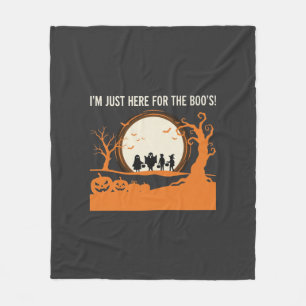 Couverture Polaire Silhouette de fantôme de Halloween Boo