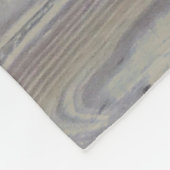 Couverture Polaire Silhouette galopante en bois rustique d'aquarelle (Coin)