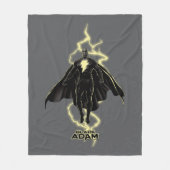 Couverture Polaire Silhouette noire Adam Lightning (Devant)