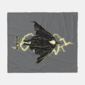 Couverture Polaire Silhouette noire Adam Lightning (Devant (Horizontal))