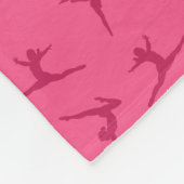 Couverture Polaire Silhouette pourpre de parties scintillantes de (Coin)