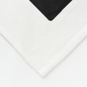 Couverture Polaire Silhouettes de chat noir - Design Feline mignon (Coin)