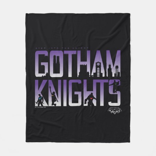 Couverture Polaire Silhouettes de Gotham Knights (Devant)
