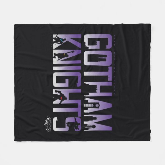 Couverture Polaire Silhouettes de Gotham Knights (Devant (Horizontal))