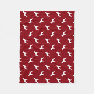 Couverture Polaire Silhouettes de Pinscher Nain Motif de chiens MinPi