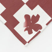 Couverture Polaire Silhueta de flores em padrão. (Coin)