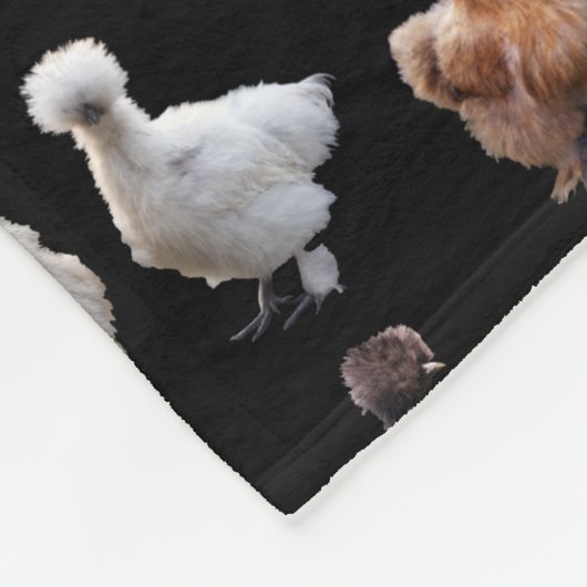 Couverture Polaire Silkie Bantam Chickens (Coin)