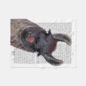 Couverture Polaire Silly Llama (Devant (Horizontal))