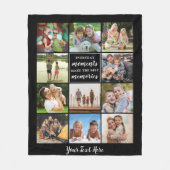 Couverture Polaire Simple 11 Photo Collage souvenirs Citer votre colo (Devant)