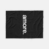 Couverture Polaire Simple And Unique Amore Valentine's Day Design  (Devant (Horizontal))