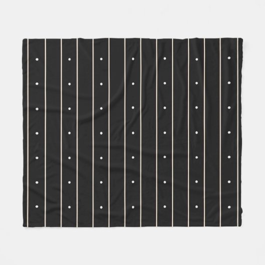 Couverture Polaire Simple Black Background With Grey Stripes And Tiny (Devant (Horizontal))