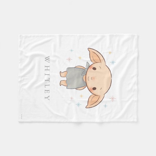 Couverture Polaire Simple Harry Potter - Dobby Baby Shower (Devant (Horizontal))