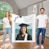 Couverture Polaire Simple modern photo Graduate