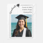 Couverture Polaire Simple modern photo Graduate (Devant)