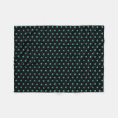 Couverture Polaire Simple Motif de coeur minuscule - Fille noire et T (Devant (Horizontal))
