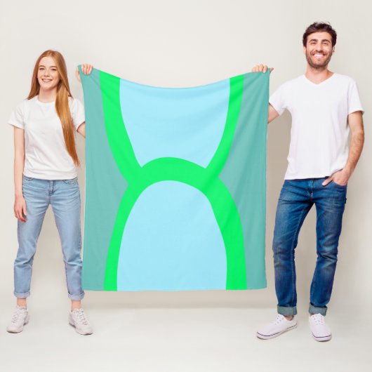 Couverture Polaire simple personnalisé minimal ajouter votre logo adr (En situation)