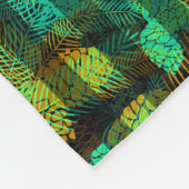 Couverture Polaire Simples hiver Noël vert vert cônes de pin bleu tr (Coin)