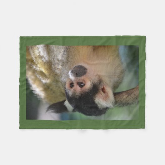 Couverture Polaire Singe - collection de l'Afrique (Devant (Horizontal))