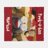 Couverture Polaire Singe de choeur de poitrine personnalisé (Devant (Horizontal))