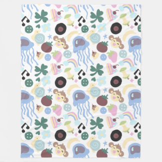 Couverture Polaire singe et musique 