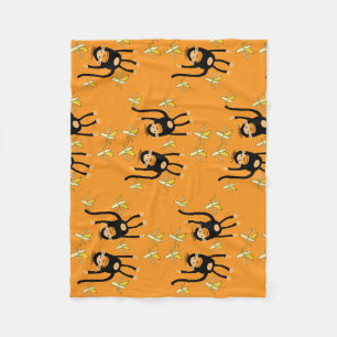 Couverture Polaire Singe mignon