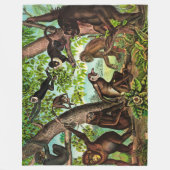 Couverture Polaire Singes (Devant)