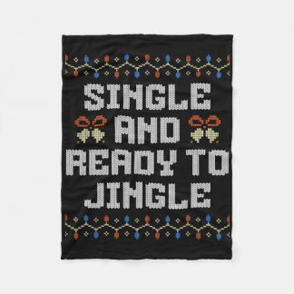 Couverture Polaire Single And Ready To Jingle Xmas Party Offensive Ch