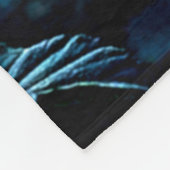 Couverture Polaire Single Red Bloom Focus Design (Coin)