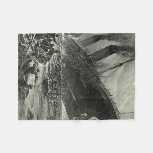 Couverture Polaire Sinking RMS Titanic (Devant (Horizontal))